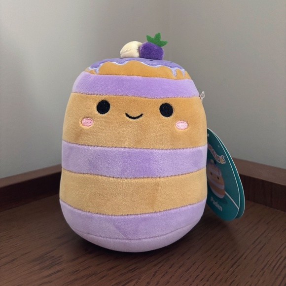 NWT Squishmallows 5" Paden the Blueberry Pancake - Picture 1 of 6